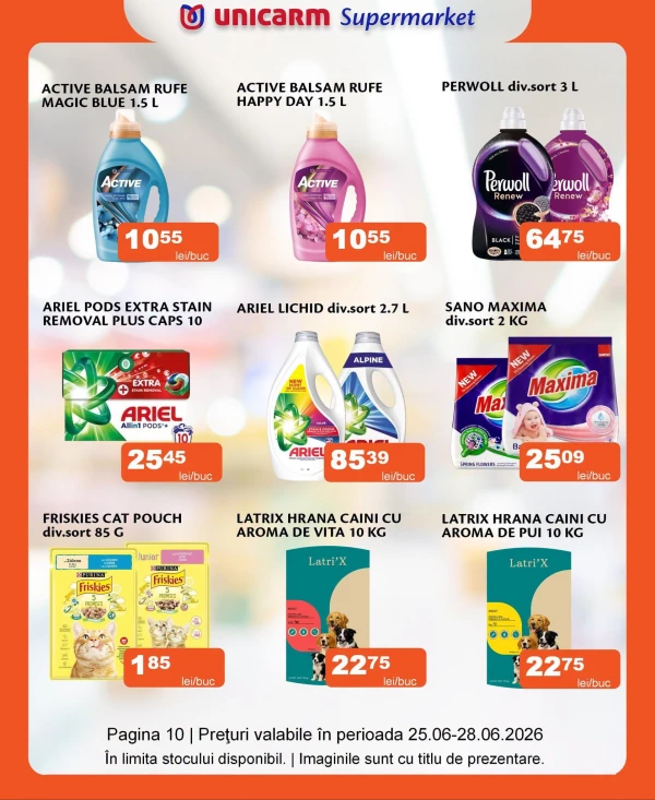 Catalog Unicarm - Catalogul cu reduceri, pagina 12: reduceri și oferte 25 - 28 iunie 2026