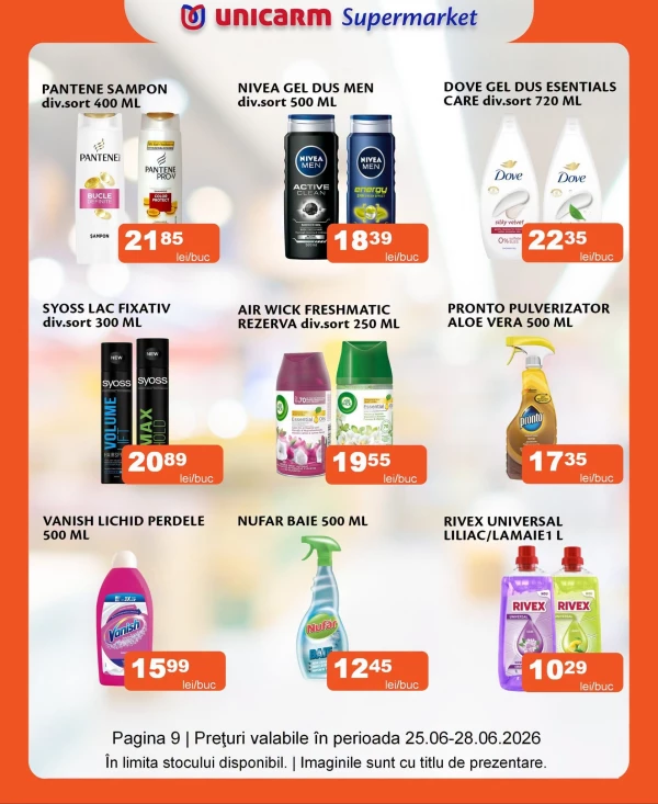 Catalog Unicarm - Catalogul cu reduceri, pagina 11: reduceri și oferte 25 - 28 iunie 2026