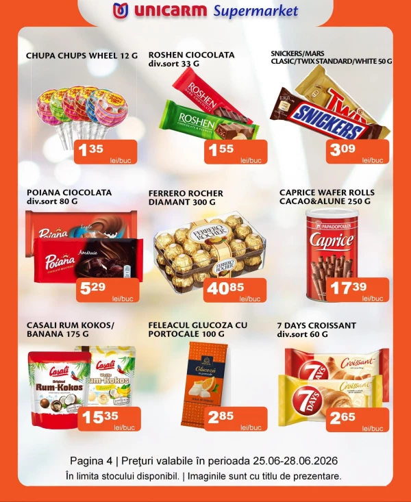 Catalog Unicarm - Catalogul cu reduceri, pagina 6: reduceri și oferte 25 - 28 iunie 2026