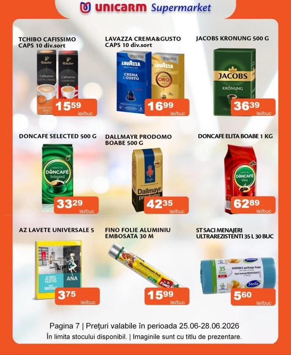 Catalog Unicarm - Catalogul cu reduceri, pagina 9: reduceri și oferte 25 - 28 iunie 2026