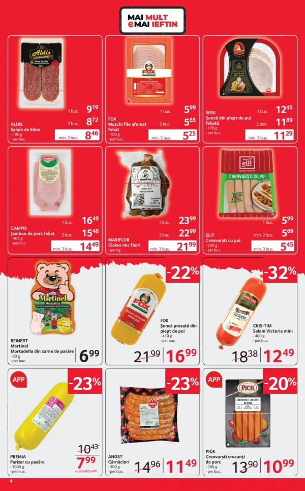 Каталог Selgros - Каталог знижок Magazine mici, сторінка 4: знижки та акції 26 червня - 09 липня 2026