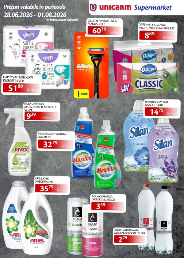 Catalog Unicarm - Catalogul cu reduceri, pagina 6: reduceri și oferte 29 iunie - 01 august 2026