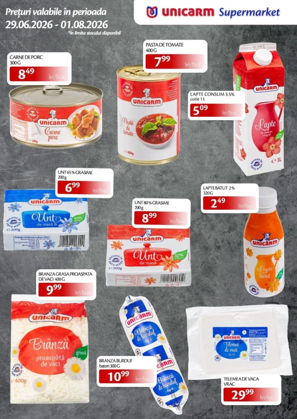 Catalog Unicarm - Catalogul cu reduceri, pagina 3: reduceri și oferte 29 iunie - 01 august 2026
