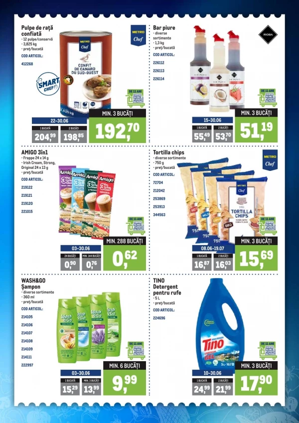 Catalog Metro - Catalogul cu reduceri, pagina 3: reduceri și oferte 29 iunie - 05 iulie 2026