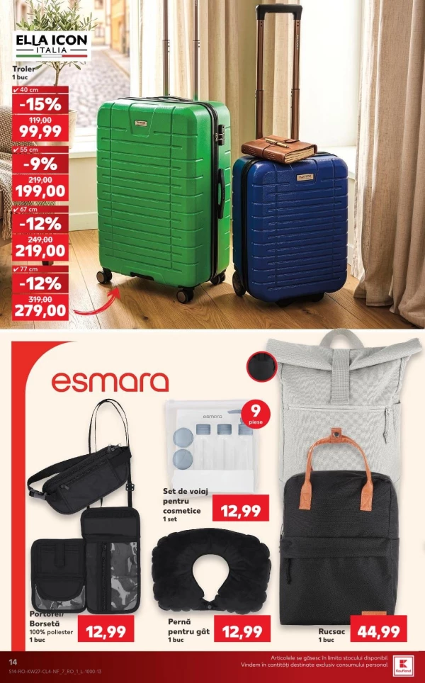 Catalog Kaufland - Catalogul cu reduceri NonFood, pagina 14: reduceri și oferte 01 - 07 iulie 2026