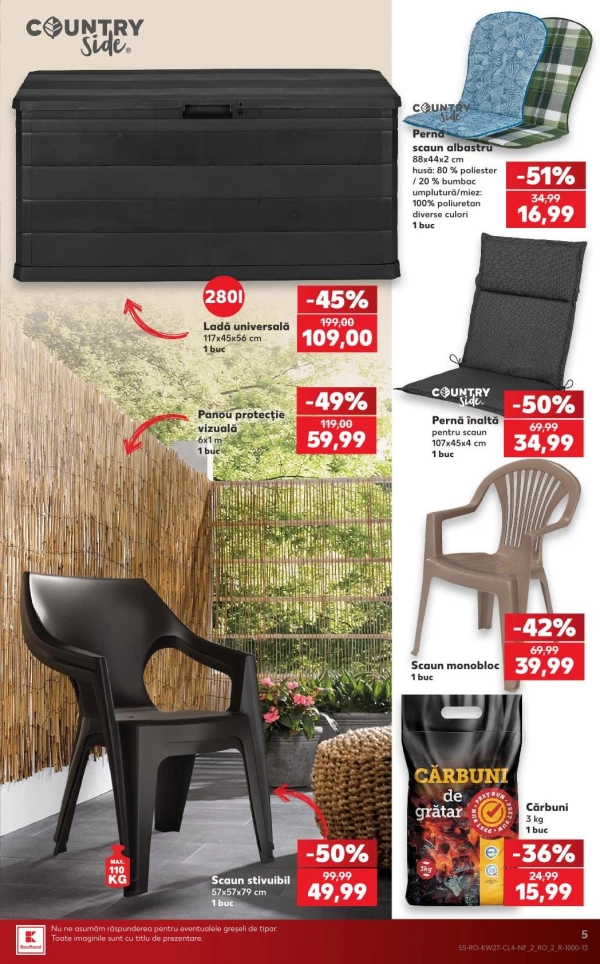 Catalog Kaufland - Catalogul cu reduceri NonFood, pagina 5: reduceri și oferte 01 - 07 iulie 2026