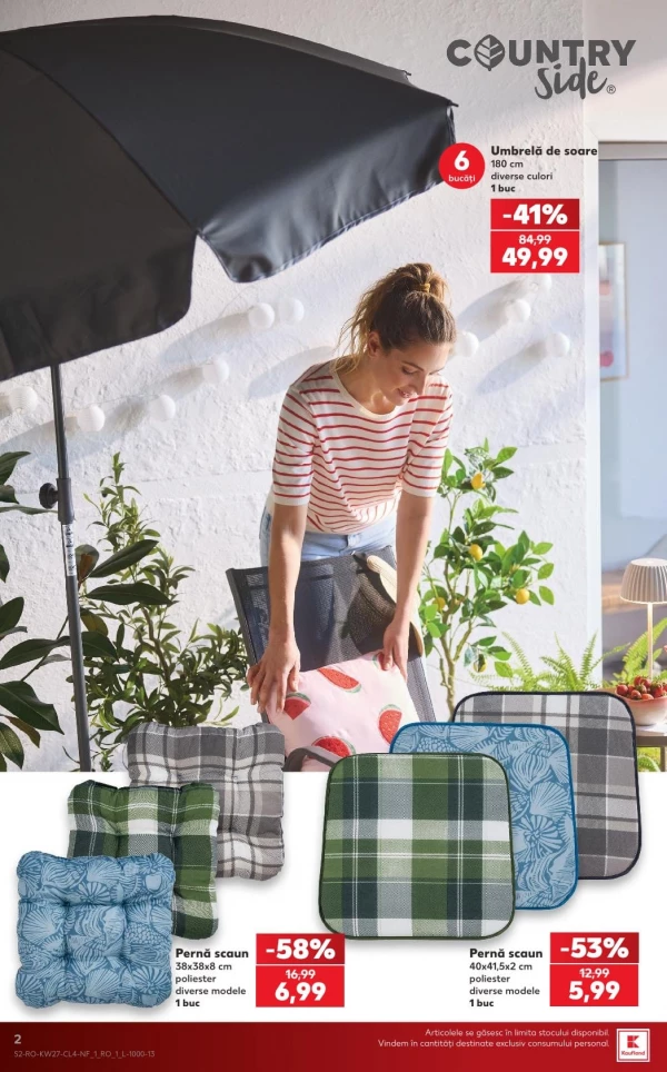 Catalog Kaufland - Catalogul cu reduceri NonFood, pagina 2: reduceri și oferte 01 - 07 iulie 2026