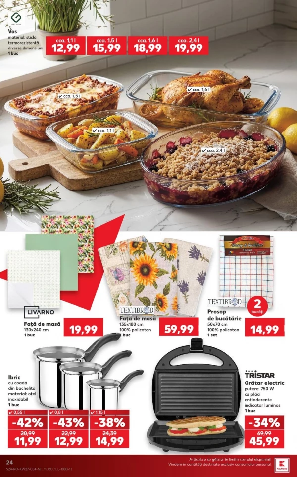 Catalog Kaufland - Catalogul cu reduceri NonFood, pagina 24: reduceri și oferte 01 - 07 iulie 2026