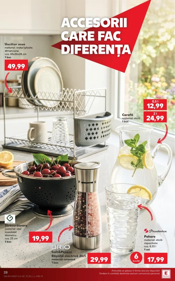 Catalog Kaufland - Catalogul cu reduceri NonFood, pagina 28: reduceri și oferte 01 - 07 iulie 2026
