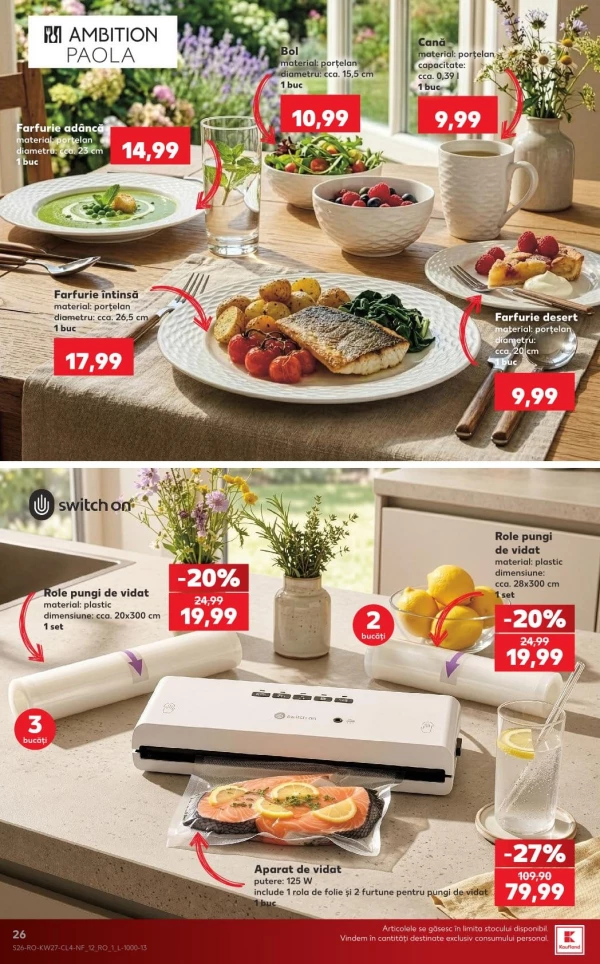Catalog Kaufland - Catalogul cu reduceri NonFood, pagina 26: reduceri și oferte 01 - 07 iulie 2026