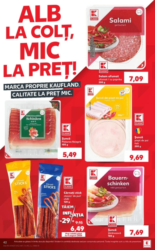 Catalog Kaufland - Catalogul cu reduceri, pagina 42: reduceri și oferte 01 - 07 iulie 2026