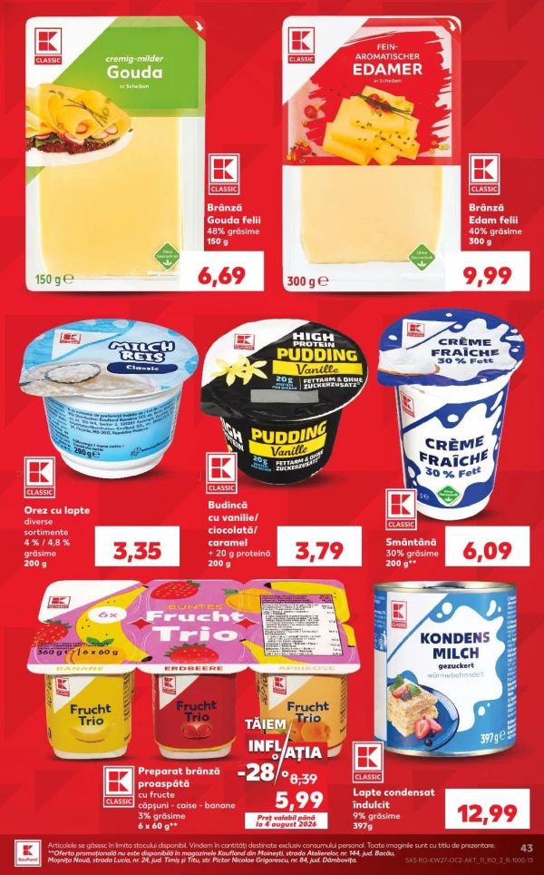 Catalog Kaufland - Catalogul cu reduceri, pagina 43: reduceri și oferte 01 - 07 iulie 2026