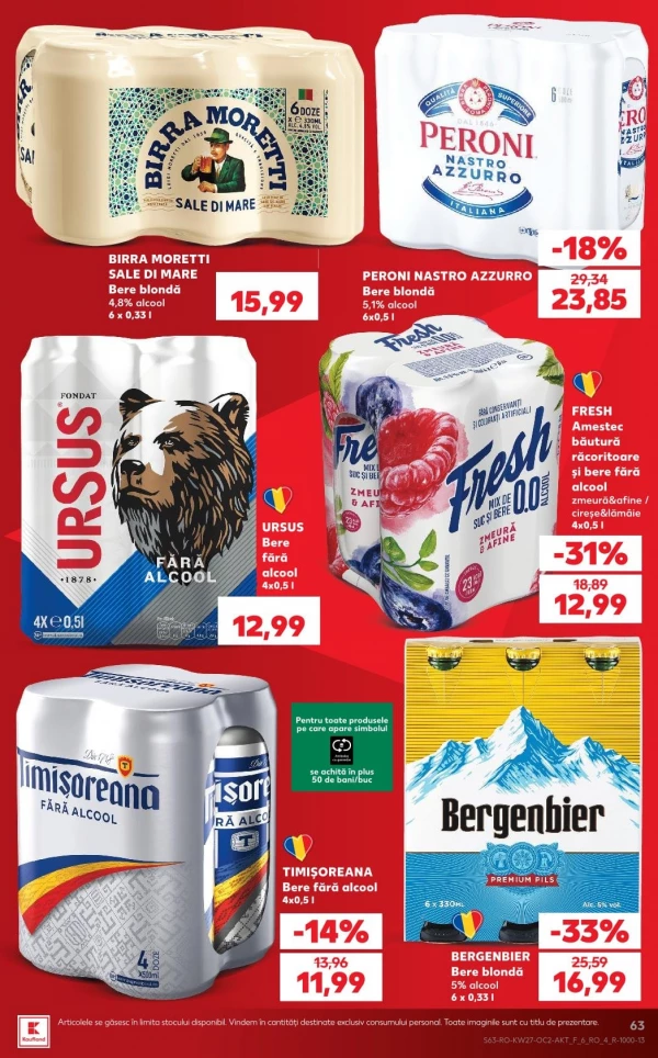 Catalog Kaufland - Catalogul cu reduceri, pagina 63: reduceri și oferte 01 - 07 iulie 2026