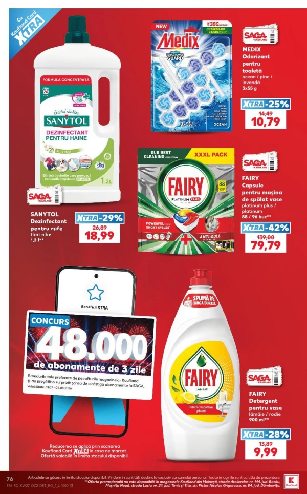 Catalog Kaufland - Catalogul cu reduceri, pagina 76: reduceri și oferte 01 - 07 iulie 2026