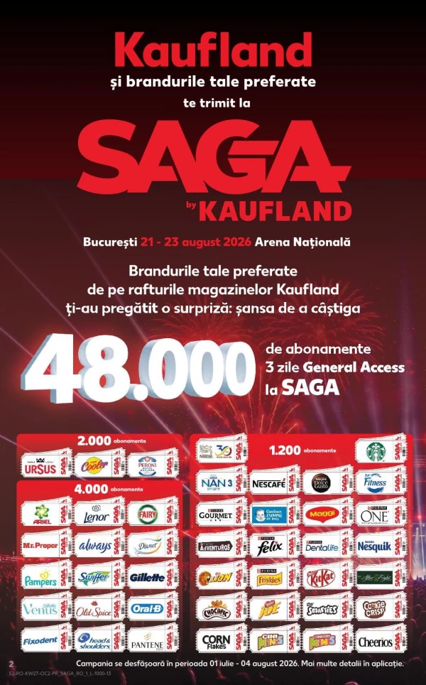 Catalog Kaufland - Catalogul cu reduceri, pagina 2: reduceri și oferte 01 - 07 iulie 2026