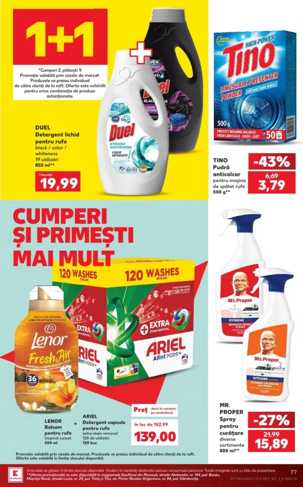 Catalog Kaufland - Catalogul cu reduceri, pagina 77: reduceri și oferte 01 - 07 iulie 2026