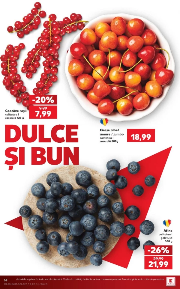 Catalog Kaufland - Catalogul cu reduceri, pagina 14: reduceri și oferte 01 - 07 iulie 2026