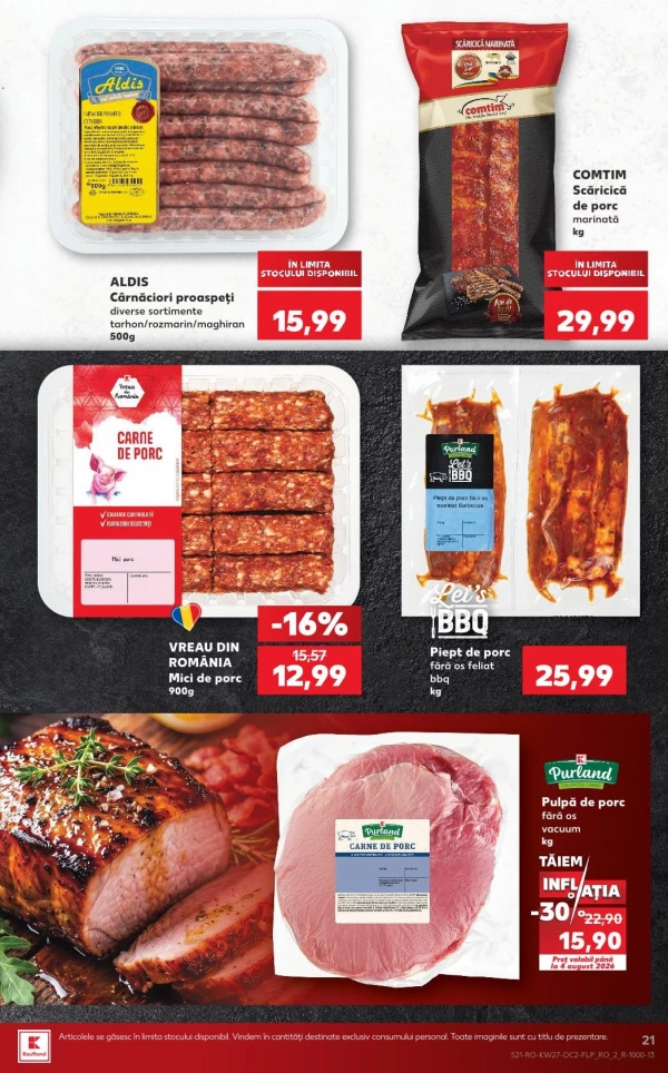 Catalog Kaufland - Catalogul cu reduceri, pagina 21: reduceri și oferte 01 - 07 iulie 2026