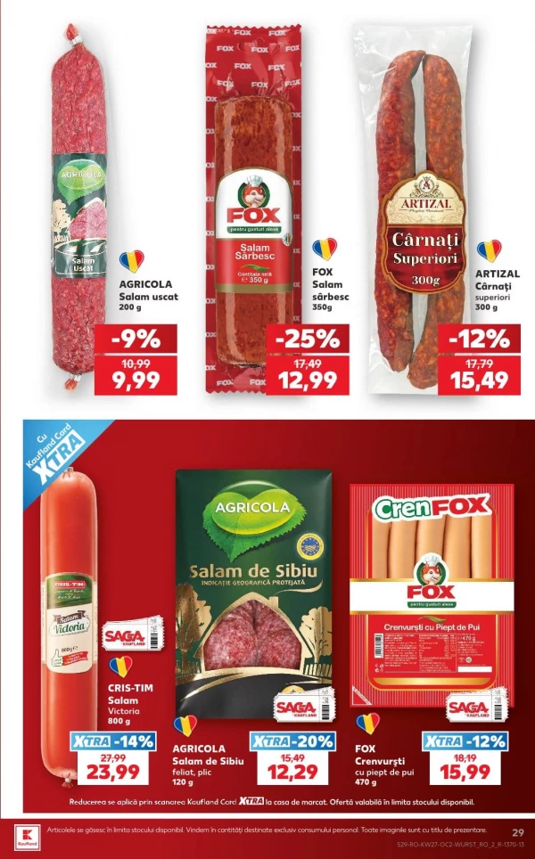 Catalog Kaufland - Catalogul cu reduceri, pagina 29: reduceri și oferte 01 - 07 iulie 2026