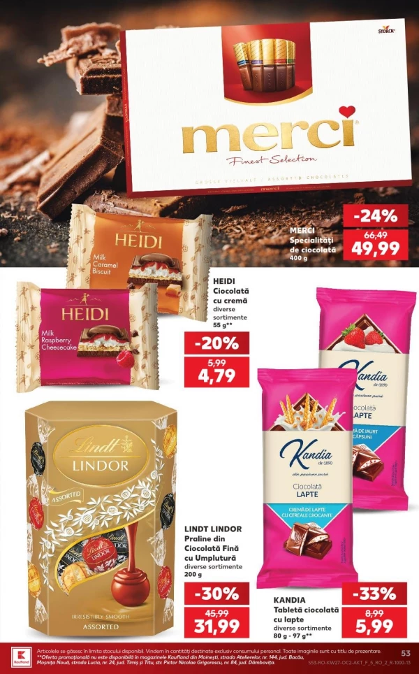 Catalog Kaufland - Catalogul cu reduceri, pagina 53: reduceri și oferte 01 - 07 iulie 2026