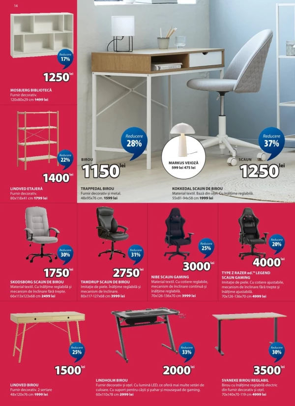 Catalog Jysk - Catalogul cu reduceri, pagina 14: reduceri și oferte 29 iunie - 29 iulie 2026