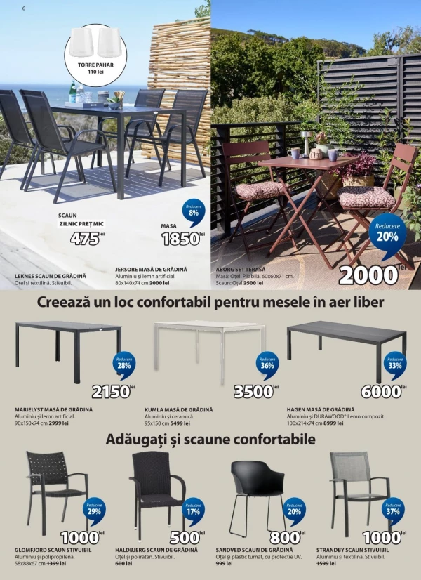Catalog Jysk - Catalogul cu reduceri, pagina 6: reduceri și oferte 29 iunie - 29 iulie 2026
