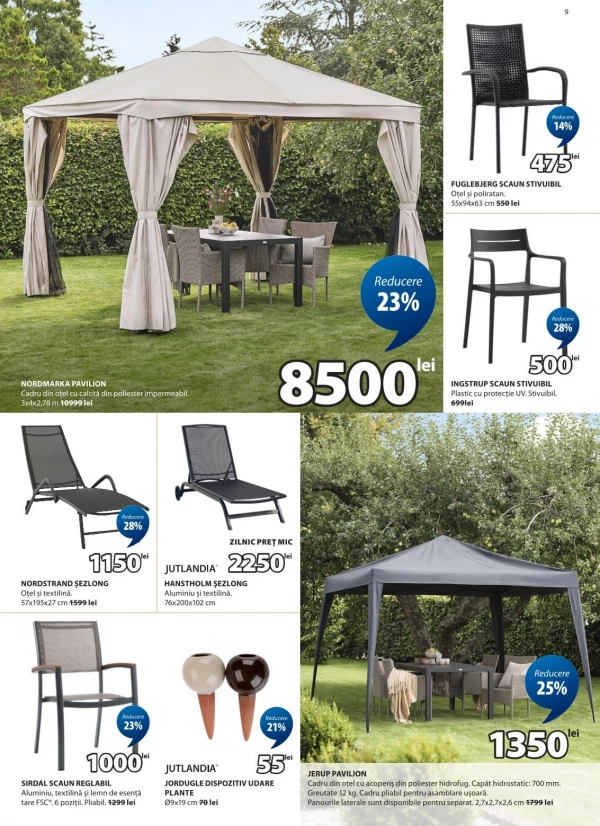 Catalog Jysk - Catalogul cu reduceri, pagina 9: reduceri și oferte 29 iunie - 29 iulie 2026