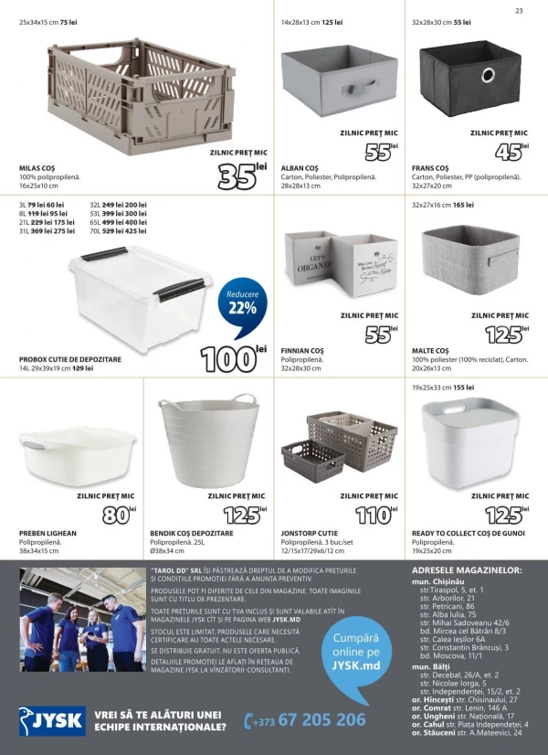 Catalog Jysk - Catalogul cu reduceri, pagina 23: reduceri și oferte 29 iunie - 29 iulie 2026