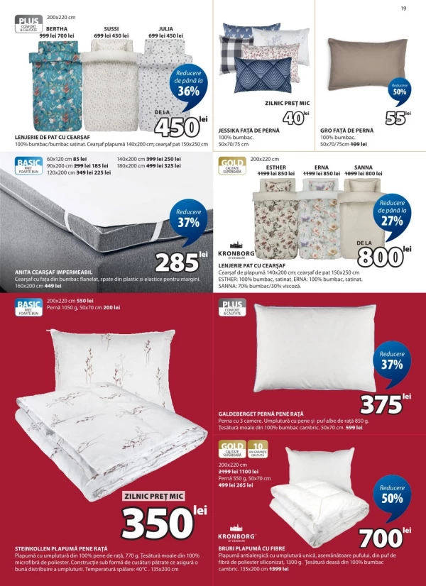 Catalog Jysk - Catalogul cu reduceri, pagina 19: reduceri și oferte 29 iunie - 29 iulie 2026