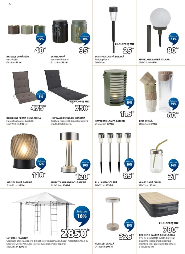 Catalog Jysk - Catalogul cu reduceri, pagina 10: reduceri și oferte 29 iunie - 29 iulie 2026
