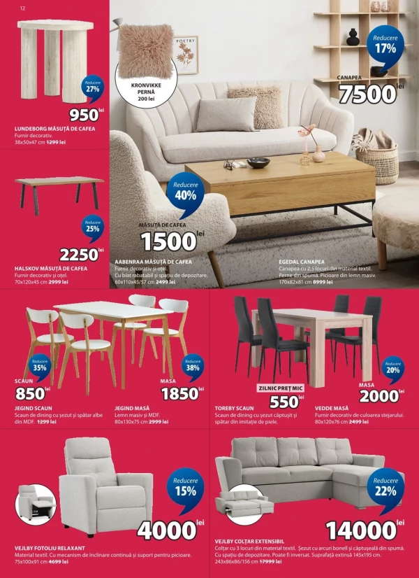 Catalog Jysk - Catalogul cu reduceri, pagina 12: reduceri și oferte 29 iunie - 29 iulie 2026