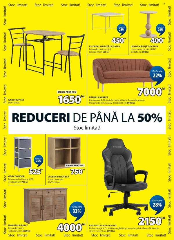 Catalog Jysk - Catalogul cu reduceri, pagina 5: reduceri și oferte 29 iunie - 29 iulie 2026