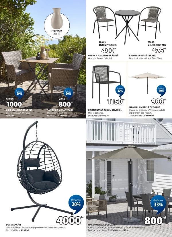 Catalog Jysk - Catalogul cu reduceri, pagina 8: reduceri și oferte 29 iunie - 29 iulie 2026