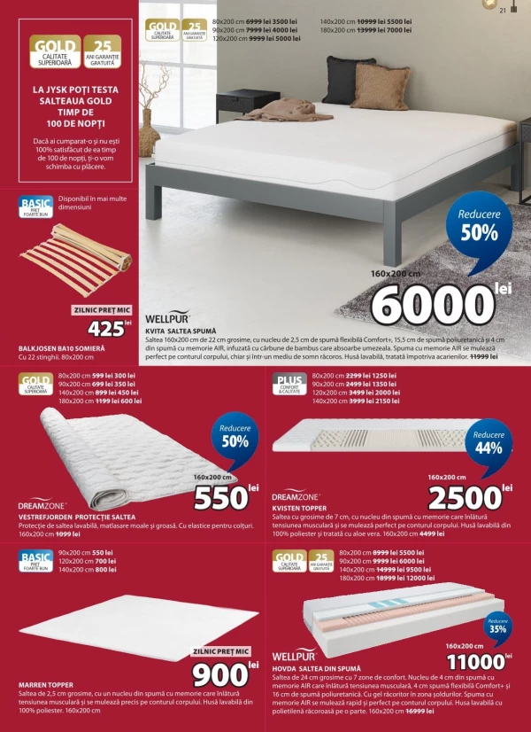 Catalog Jysk - Catalogul cu reduceri, pagina 21: reduceri și oferte 29 iunie - 29 iulie 2026