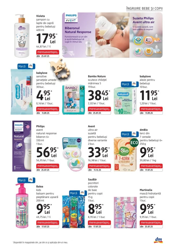 Catalog DM - Catalogul cu reduceri, pagina 19: reduceri și oferte 01 - 31 iulie 2026