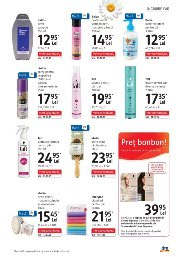 Catalog DM - Catalogul cu reduceri, pagina 15: reduceri și oferte 01 - 31 iulie 2026