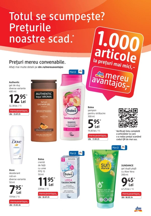 Catalog DM - Catalogul cu reduceri, pagina 3: reduceri și oferte 01 - 31 iulie 2026