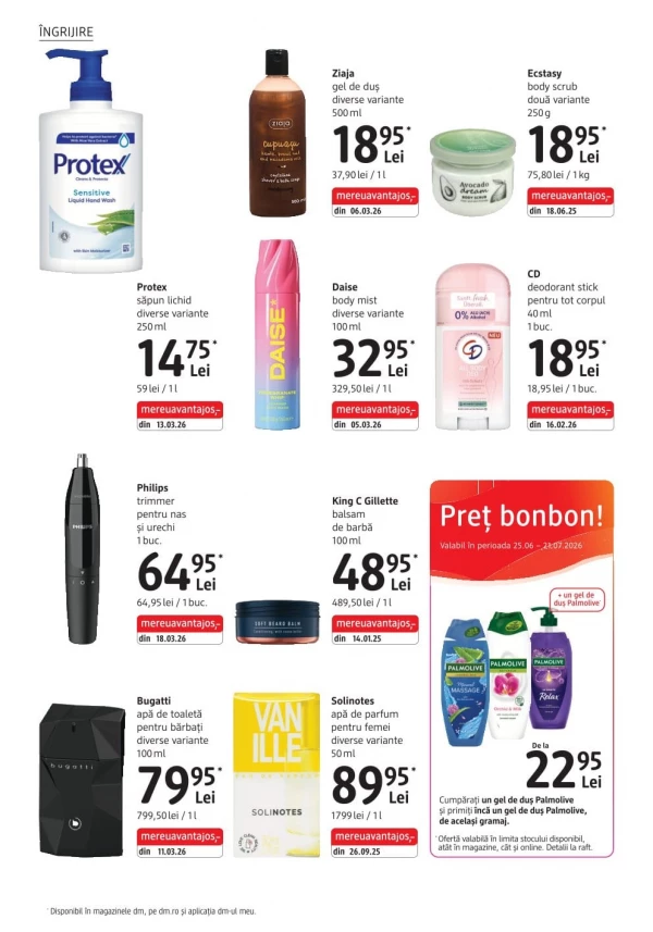 Catalog DM - Catalogul cu reduceri, pagina 16: reduceri și oferte 01 - 31 iulie 2026