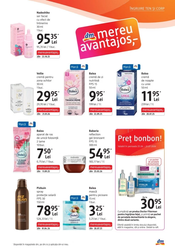 Catalog DM - Catalogul cu reduceri, pagina 9: reduceri și oferte 01 - 31 iulie 2026