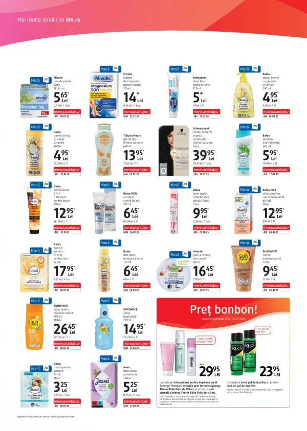 Catalog DM - Catalogul cu reduceri Express, pagina 2: reduceri și oferte 01 - 31 iulie 2026