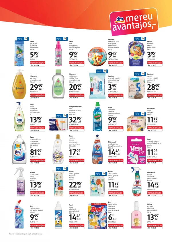 Catalog DM - Catalogul cu reduceri Express, pagina 3: reduceri și oferte 01 - 31 iulie 2026