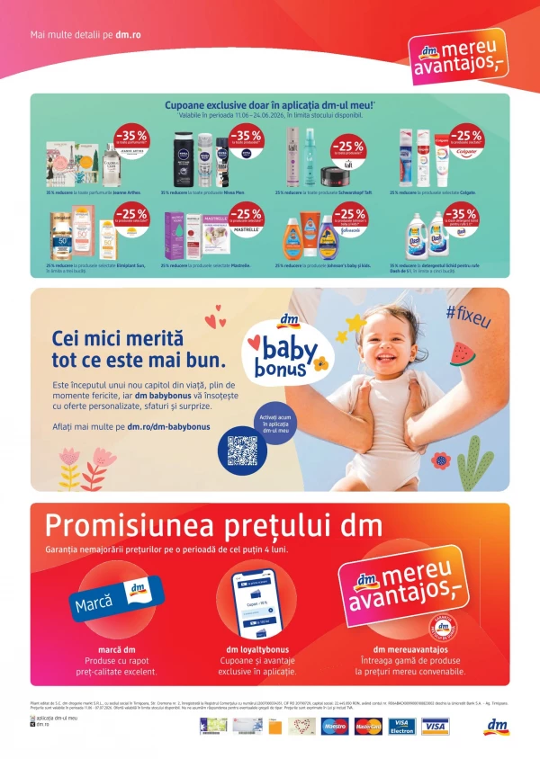 Catalog DM - Catalogul cu reduceri Express, pagina 4: reduceri și oferte 01 - 31 iulie 2026