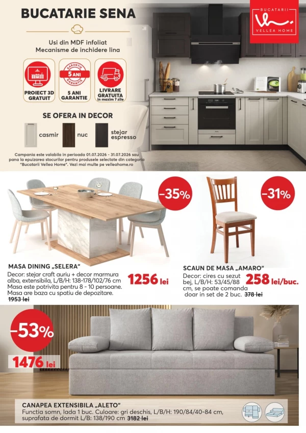 Каталог Vellea Home - Каталог знижок, сторінка 11: знижки та акції 01 - 31 липня 2026
