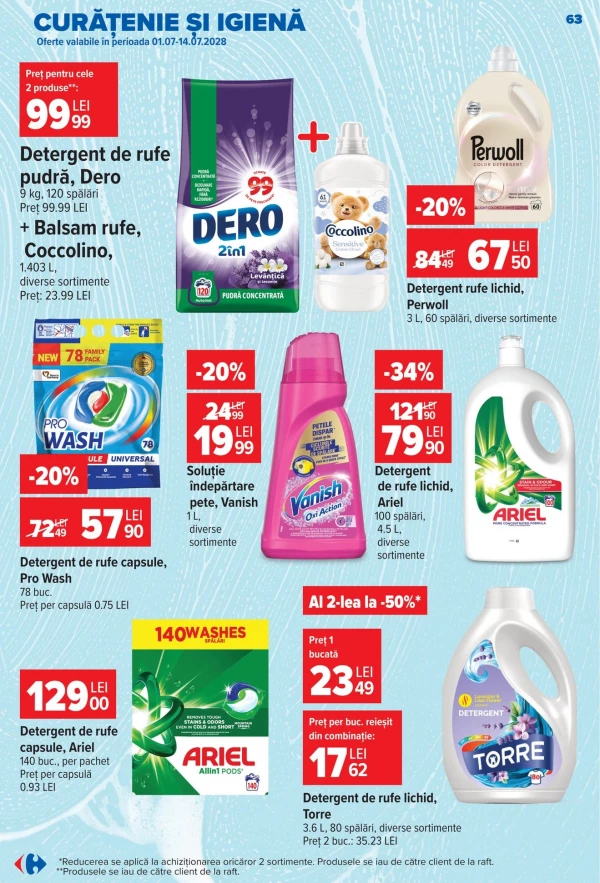 Каталог Carrefour - Каталог знижок, сторінка 63: знижки та акції 01 - 07 липня 2026