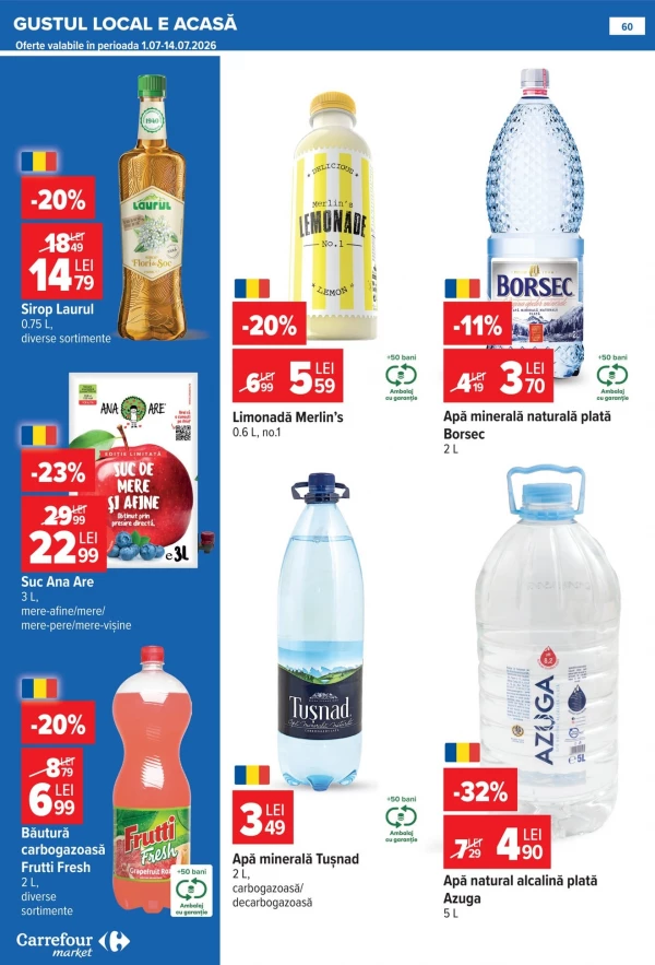 Каталог Carrefour - Каталог знижок Carrefour Market, сторінка 59: знижки та акції 01 - 07 липня 2026