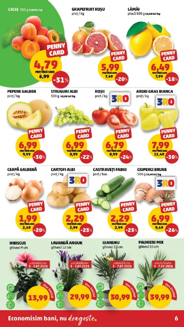 Catalog Penny - Catalogul cu reduceri, pagina 6: reduceri și oferte 01 - 07 iulie 2026