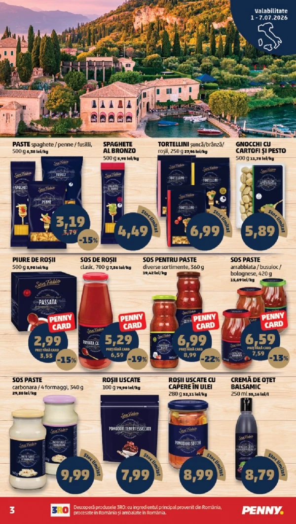 Catalog Penny - Catalogul cu reduceri, pagina 3: reduceri și oferte 01 - 07 iulie 2026