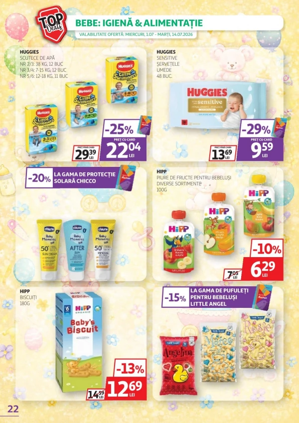 Catalog Auchan - Catalogul cu reduceri, pagina 22: reduceri și oferte 01 - 14 iulie 2026