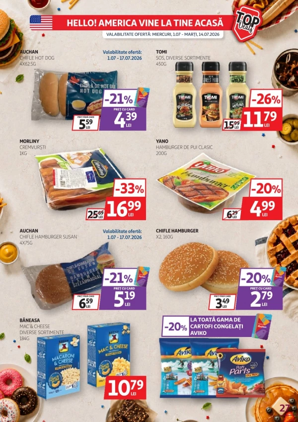Catalog Auchan - Catalogul cu reduceri, pagina 27: reduceri și oferte 01 - 14 iulie 2026
