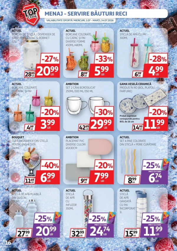 Catalog Auchan - Catalogul cu reduceri, pagina 16: reduceri și oferte 01 - 14 iulie 2026
